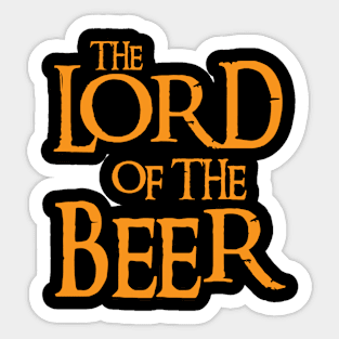 The Lord of the Beer Sticker